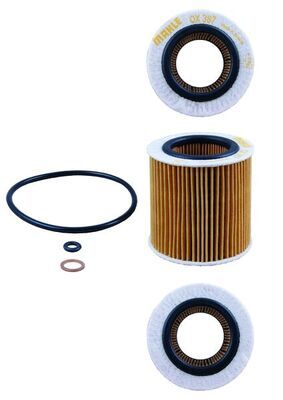 BMW 5 Serisi F10 535i N55 Yağ Filtresi | MAHLE OX 387D