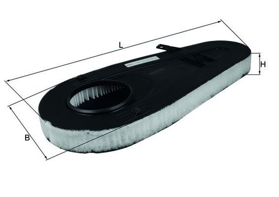 BMW 5 Serisi F10 525 d N57 Hava Filtresi | MAHLE LX 3598