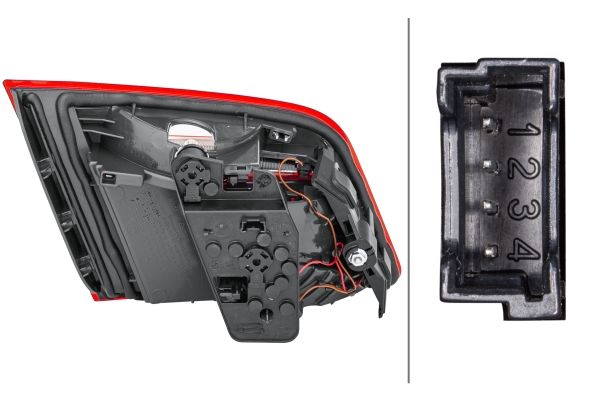 BMW 5 Serisi F10 Stop Lambası Hibrit Sağ | HELLA 2TZ 011 145-521
