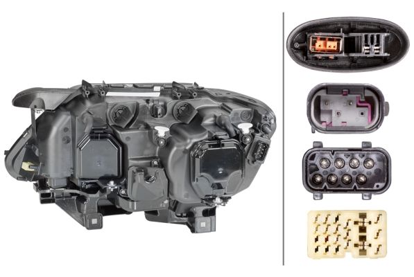 BMW 7 Serisi E65 Far Bi-Xenon Sağ | HELLA 1ZS 009 044-521