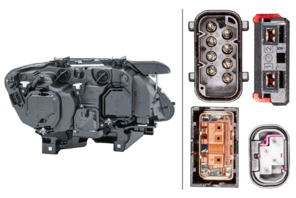 BMW 7 Serisi E65 Far Bi-Xenon Sol | HELLA 1EL 009 043-411