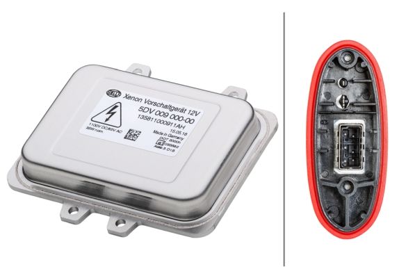 BMW 5 Serisi E60 Xenon Ampül Beyni Xenon | HELLA 5DV 009 000-001