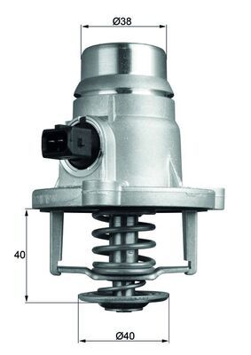 BMW 3 Serisi F30 S55 Termostat | MAHLE TM 27 101