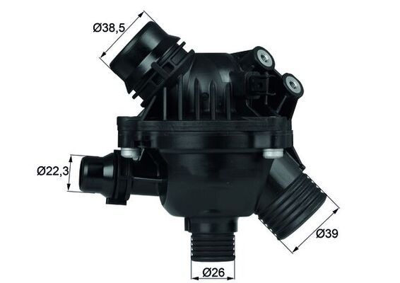 BMW X3 Serisi F25 N52 Termostat | MAHLE TM 14 97