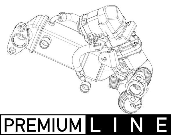 BMW 3 Serisi E90 M57 Egr Soğutucu | MAHLE CE 10 000P