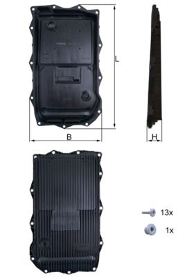 BMW Z4 E89 N20 Otomatik Şanzıman Yağ Filtresi | MAHLE HX 184KIT