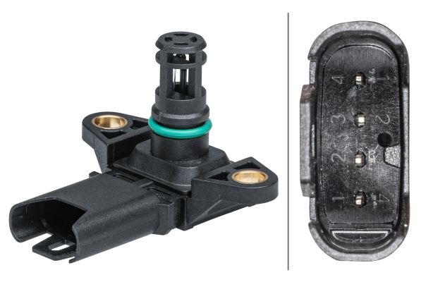 BMW 3 Serisi E90 N54 Emme Manifold Basınç Sensörü | HELLA 6PP 009 403-241