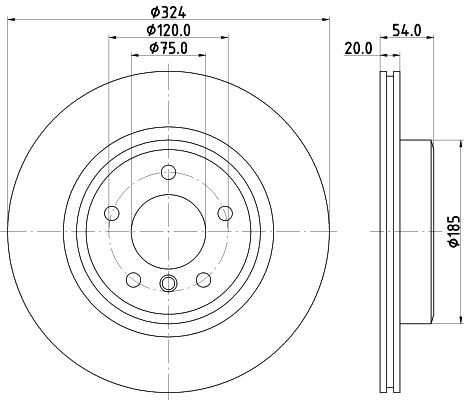 BMW Z4 E89 Fren Diski Havalı Ön | HELLA 8DD 355 123-451