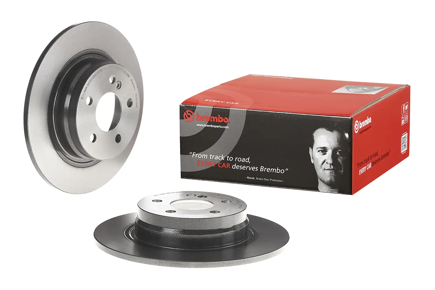 Mercedes C Serisi W204 C 300 Arka Fren Diski | BREMBO 08A61241