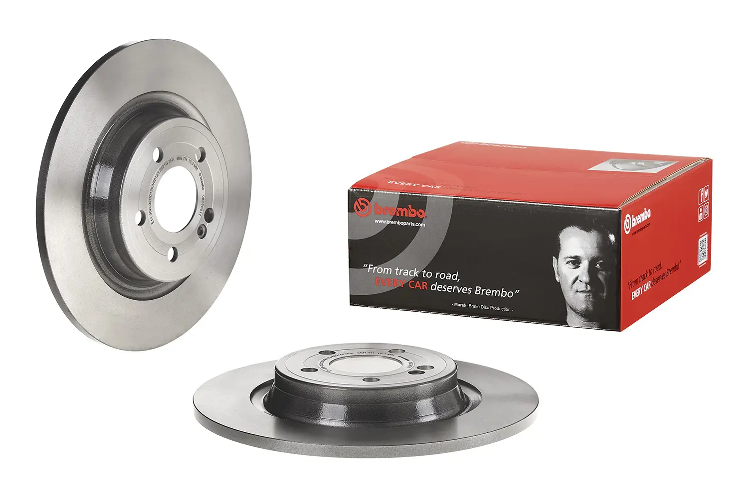 Mercedes A Serisi W177 A 160 d Arka Fren Diski | BREMBO 08D76011