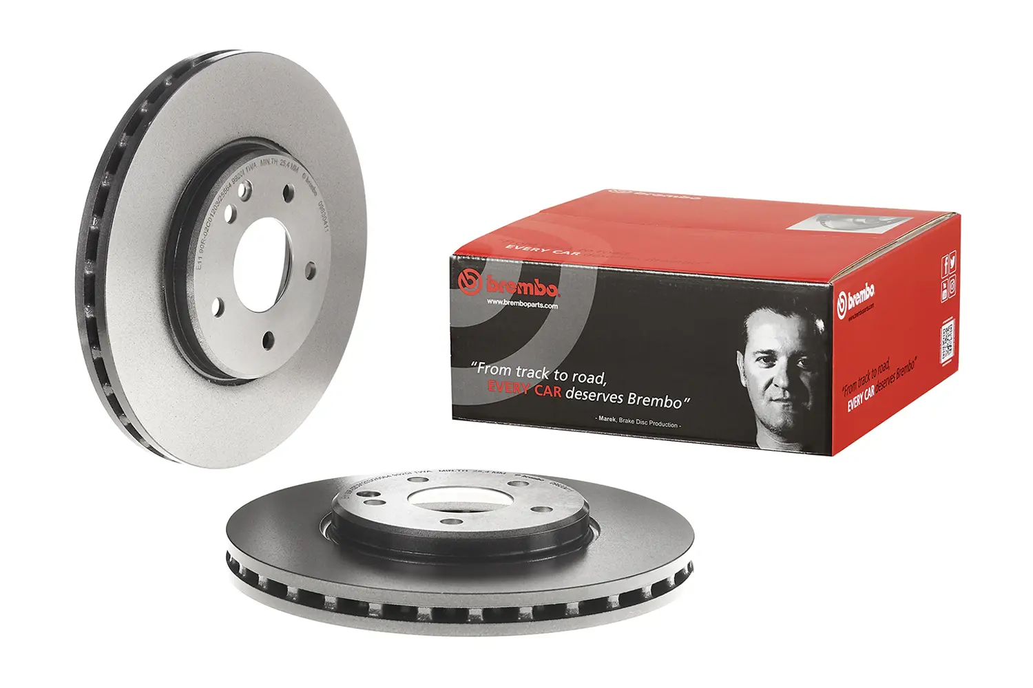 Mercedes CLK Serisi W208 CLK 230 Kompressor Ön Fren Diski Havalandırmalı | BREMBO 09830411