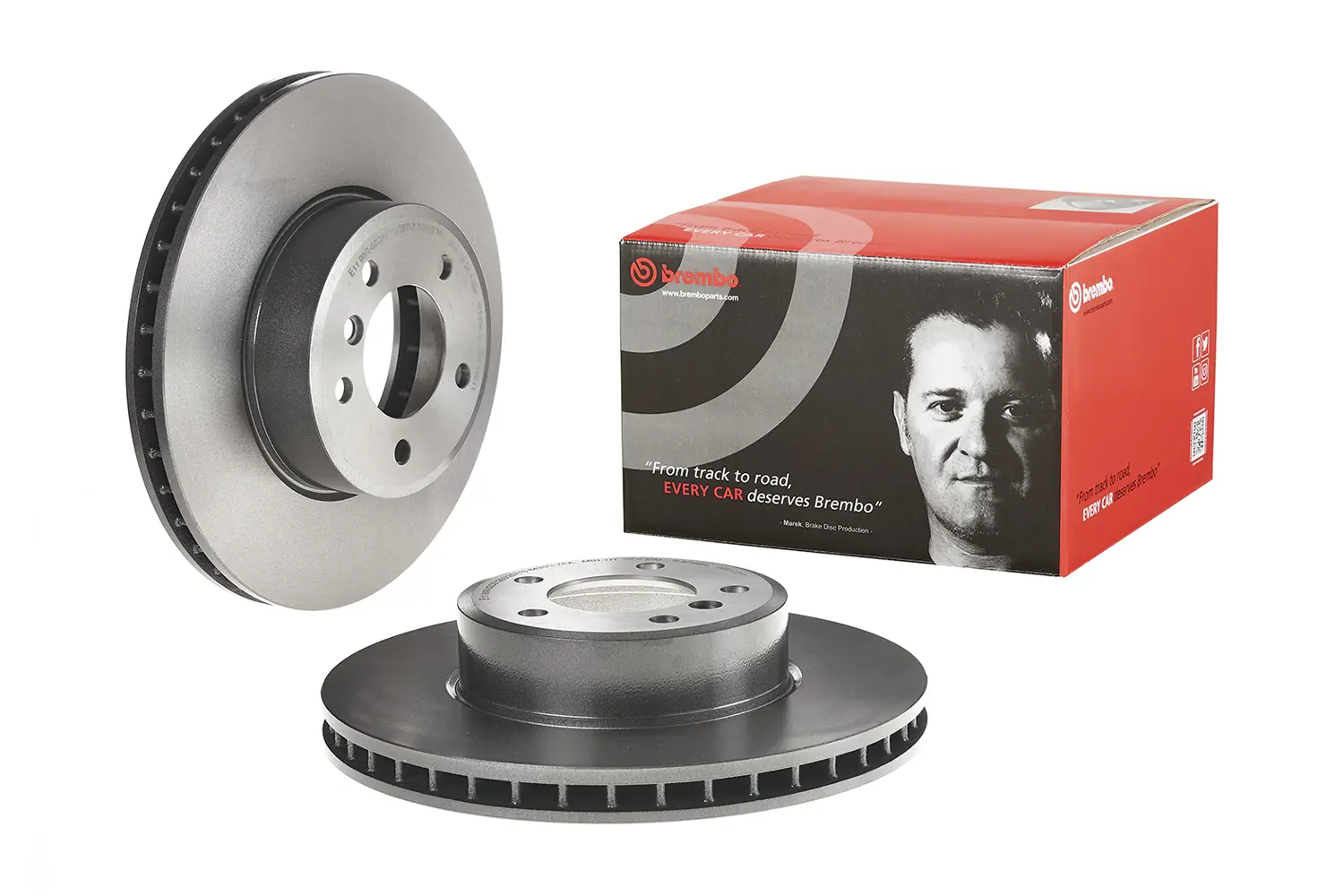 BMW 5 Serisi E60 530 d Ön Fren Diski Havalandırmalı | BREMBO 09917211