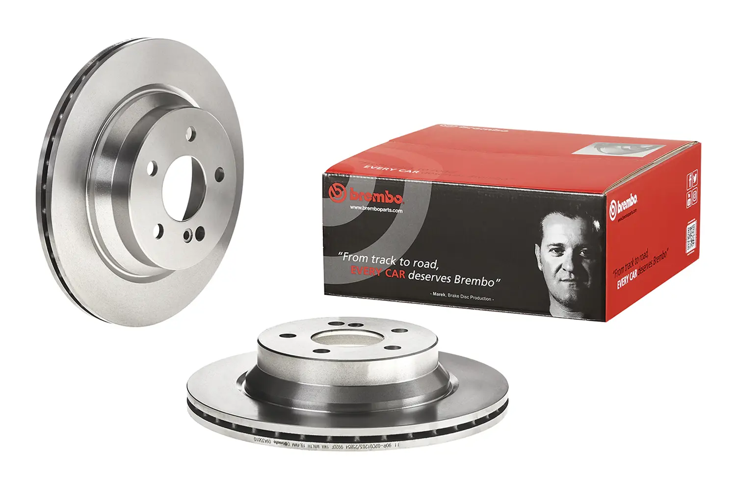 Mercedes CLS Serisi W218 CLS 350 Arka Fren Diski Havalandırmalı | BREMBO 09A35810