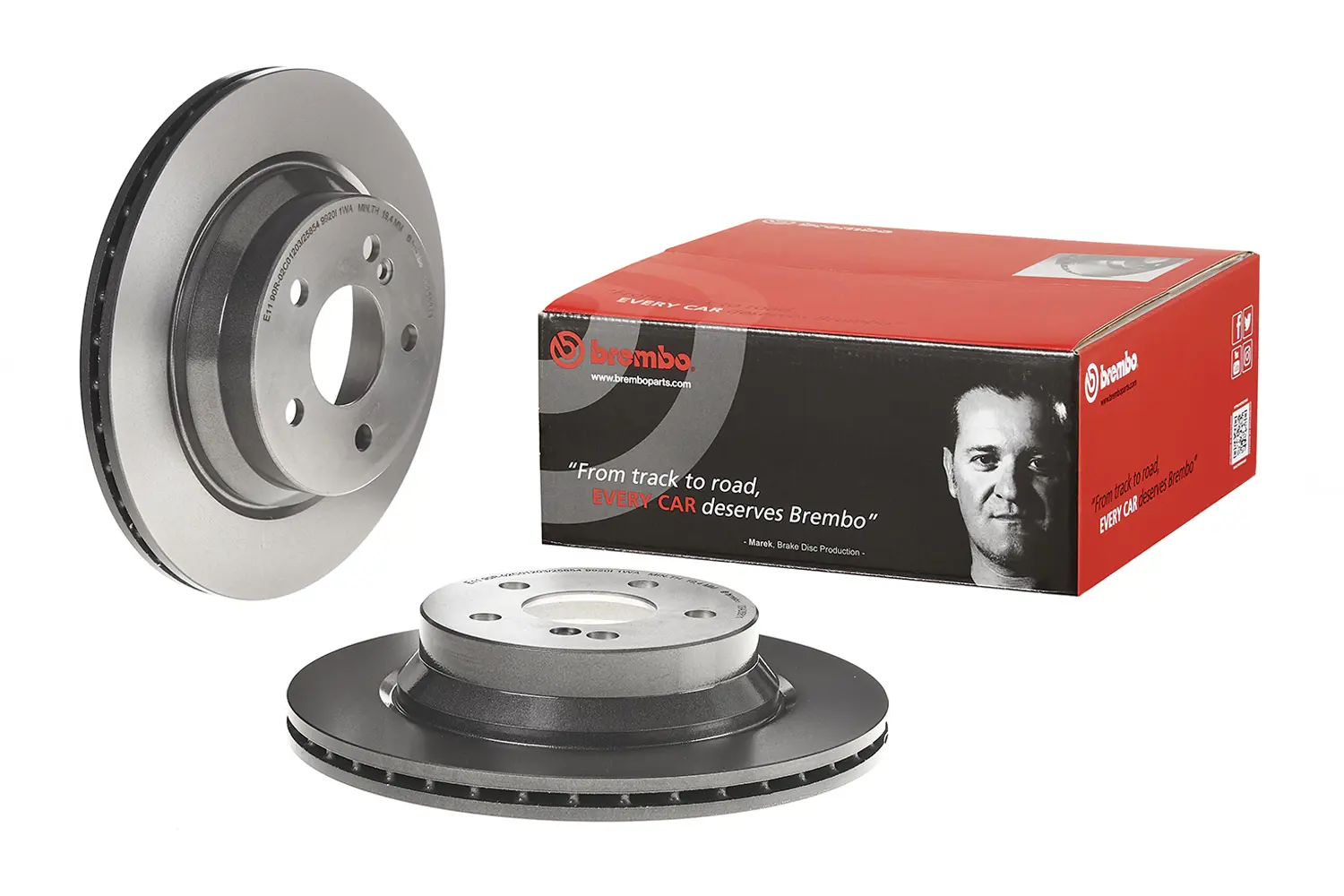 Mercedes CLS Serisi W218 CLS 350 Arka Fren Diski Havalandırmalı | BREMBO 09A35811