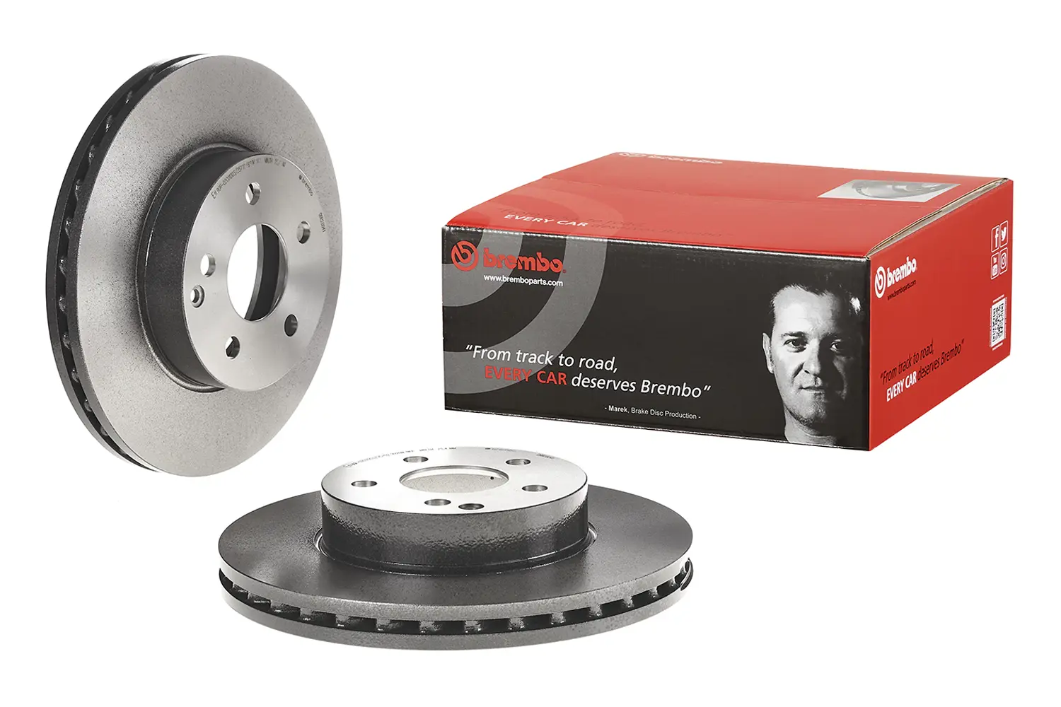 Mercedes C Serisi W204 C 180 Ön Fren Diski Havalandırmalı | BREMBO 09B28041