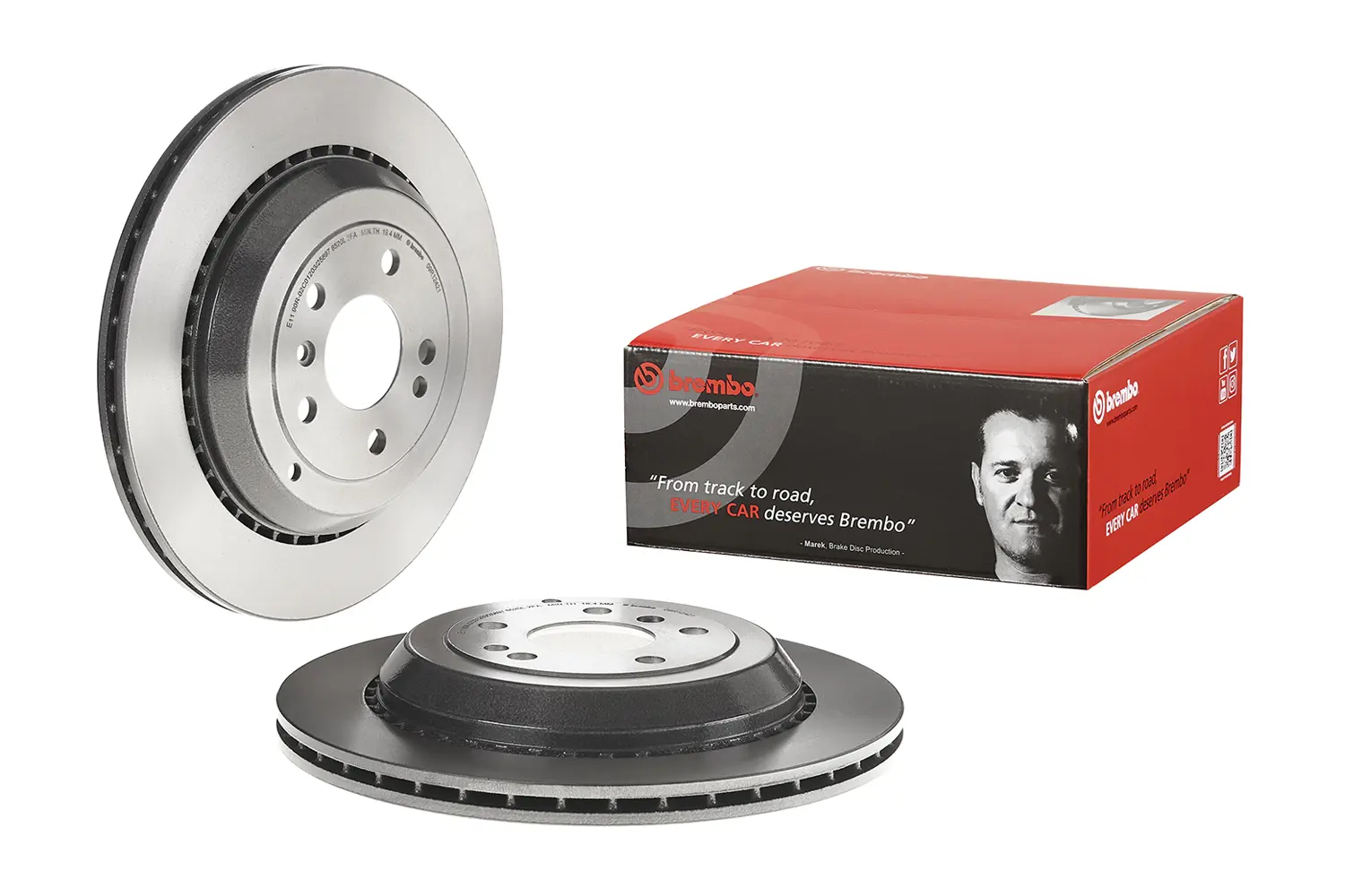 Mercedes ML Serisi W164 ML 500 4-matic Arka Fren Diski Havalandırmalı | BREMBO 09R12421