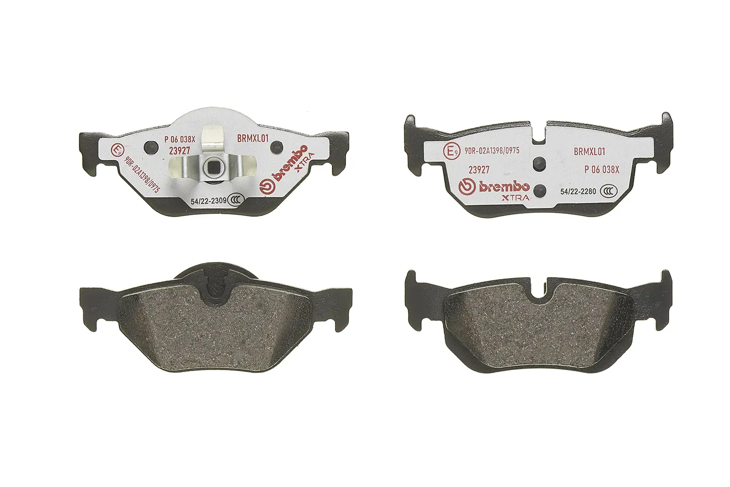 BMW 1 Serisi E87 120 d Arka Fren Balatası Delikli | BREMBO P06038X