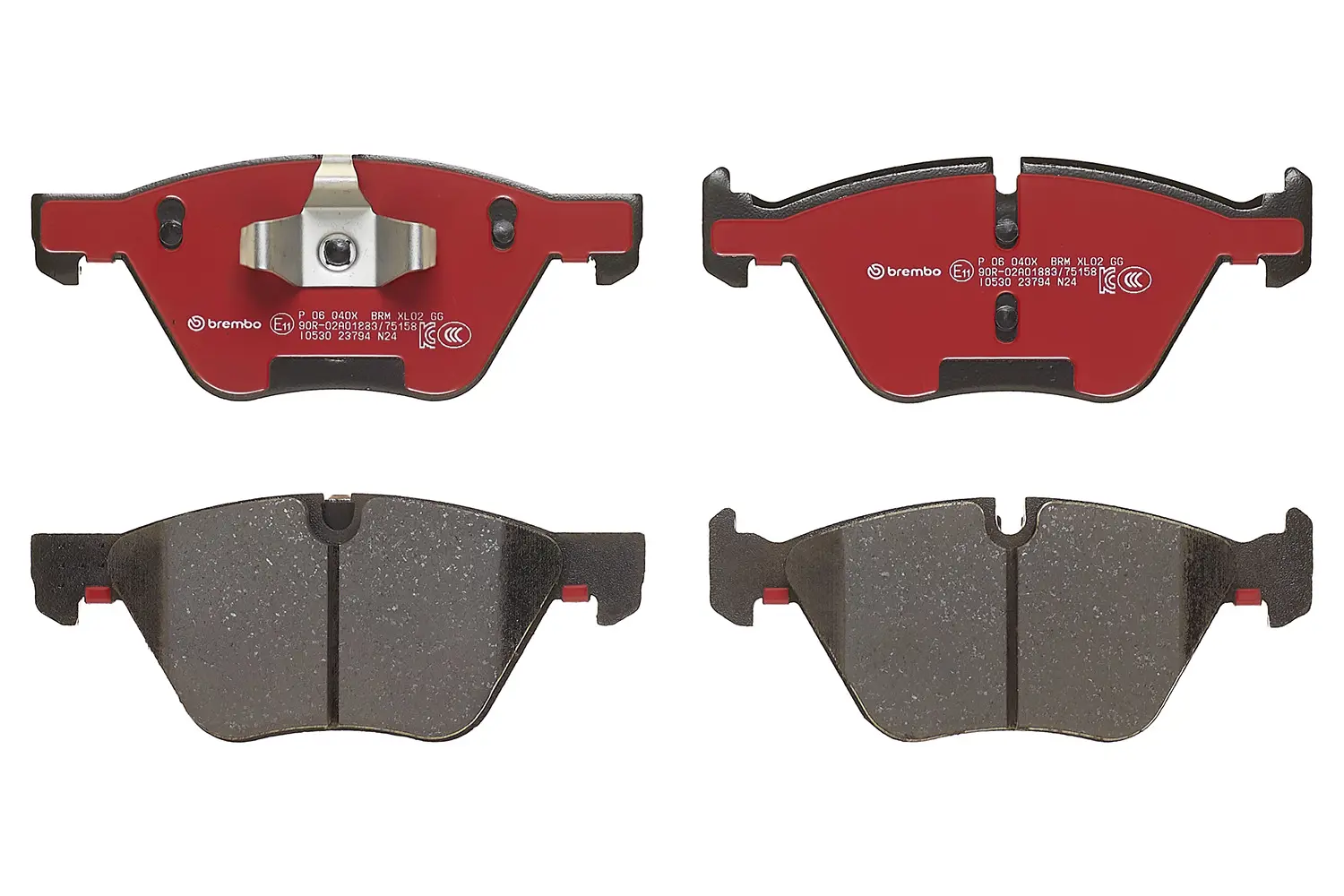 BMW 1 Serisi E81 120 d Ön Fren Balatası Delikli | BREMBO P06040X