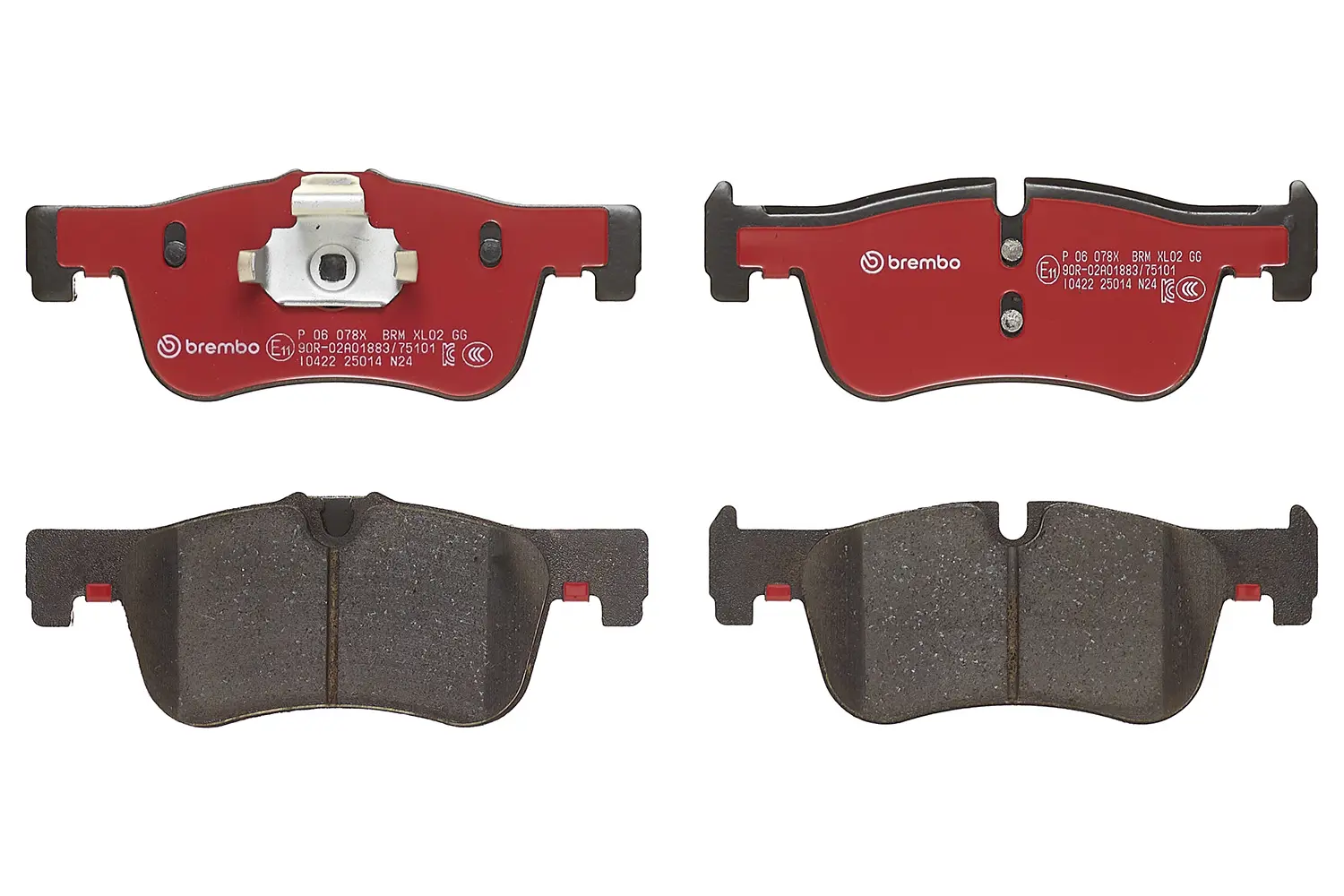 BMW 2 Serisi F22 218 d Ön Fren Balatası Delikli | BREMBO P06078X