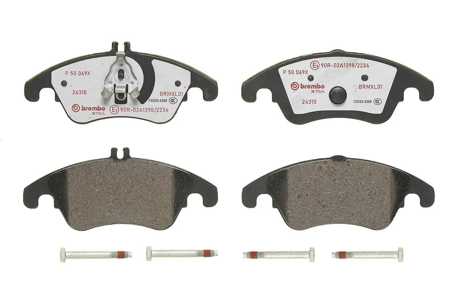 Mercedes C Serisi W204 C 350 Ön Fren Balatası Delikli | BREMBO P50069X