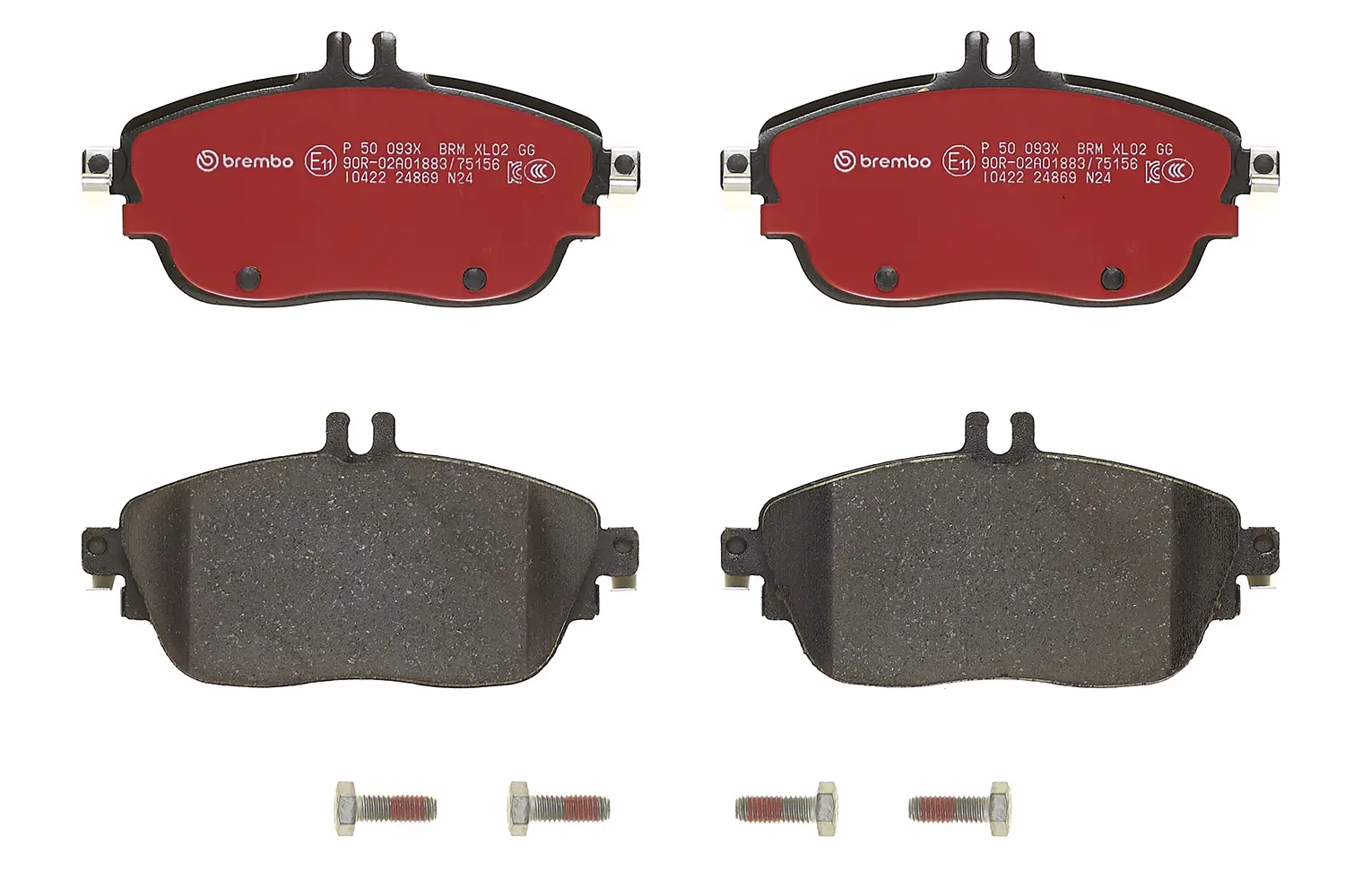 Mercedes B Serisi W246 B 220 CDI / d Fren Balatası Delikli | BREMBO P50093X