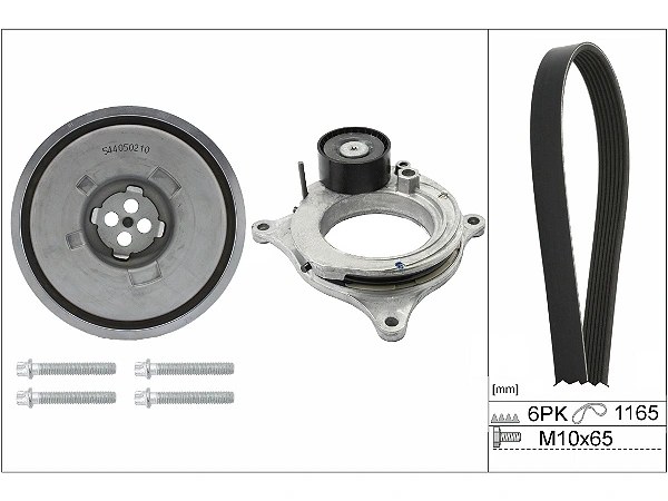 BMW 4 Serisi F32 418i V Kayış Seti | INA 529 0488 20