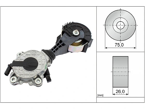 BMW 3 Serisi F30 320 d V Kayış Gergisi | INA 534 0425 10