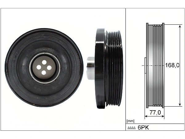 BMW X3 (F25) 20 dX Krank Kasnağı | INA 544 0130 10