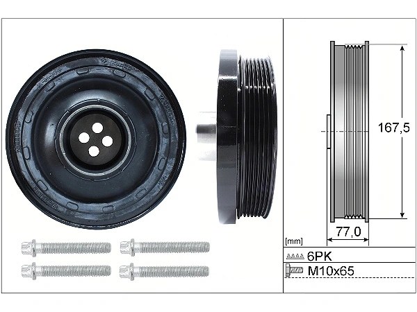 BMW X3 (F25) 20 dX Krank Kasnağı | INA 544 0137 20