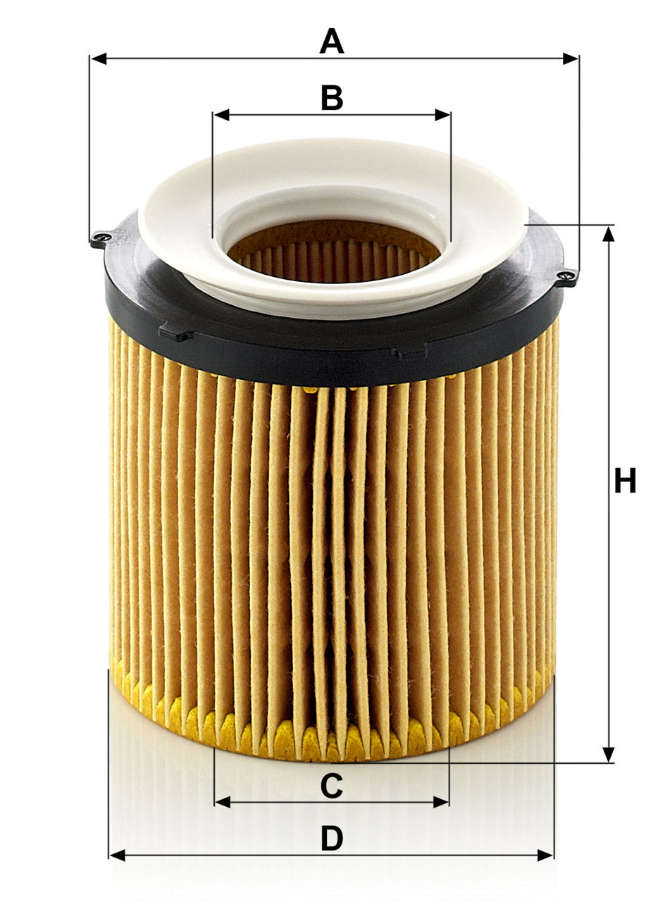 HU 8002 x KIT Ölçü Çizimi