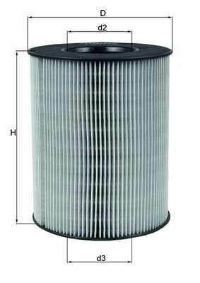 Mercedes A Serisi W168 A 160 M166 Hava Filtresi | MAHLE LX 794