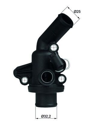 Mercedes A Serisi W168 OM668 Termostat | MAHLE TI 11 87