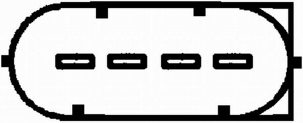 Mercedes B Serisi W245 OM640 Hava Akış Metresi | HELLA 8ET 009 142-601