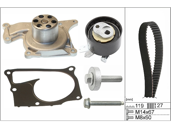 Mercedes A Serisi W176 A 160 CDI / d Triger Seti | INA 530 0607 30