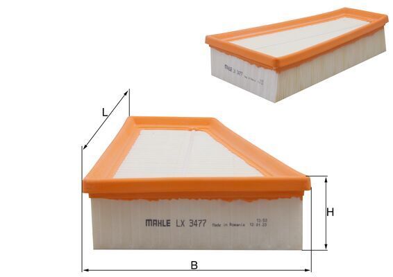 Mercedes B Serisi W246 B 160 M270 Hava Filtresi | MAHLE LX 3477