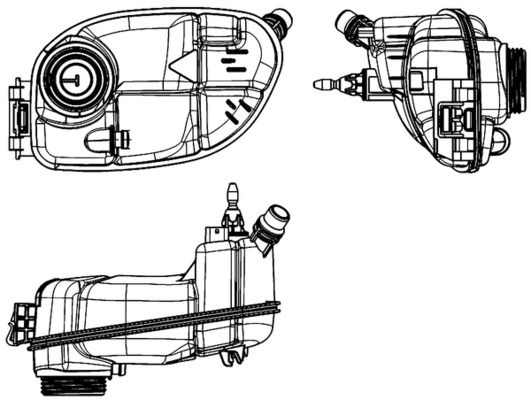 Mercedes A Serisi W176 M270 Su Deposu | MAHLE CRT 65 000S
