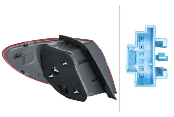 Mercedes B Serisi W246 Stop Lambası LED Sağ | HELLA 2SD 354 873-061