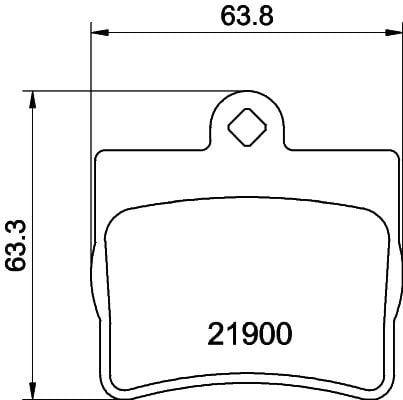 Mercedes C Serisi W202 Fren Balatası Ön | HELLA 8DB 355 008-311