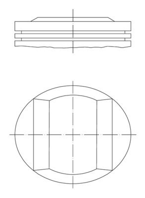 Mercedes C Serisi W203 M111 Piston 90.16mm 025 | MAHLE 005 21 01
