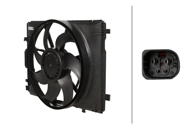Mercedes E Serisi W212 OM651 Motor Soğutma Fanı | HELLA 8EW 366 421-101