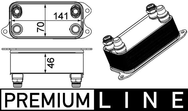 Mercedes C Serisi W204 M274 Otomatik Şanzıman Yağ Soğutucusu | MAHLE CLC 227 000P