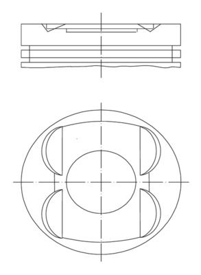 Mercedes S Serisi W220 M113 Piston 89.90mm STD | MAHLE 001 14 00