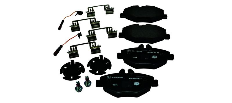 Mercedes E Serisi W211 Fren Balatası Arka | HELLA 8DB 355 018-731