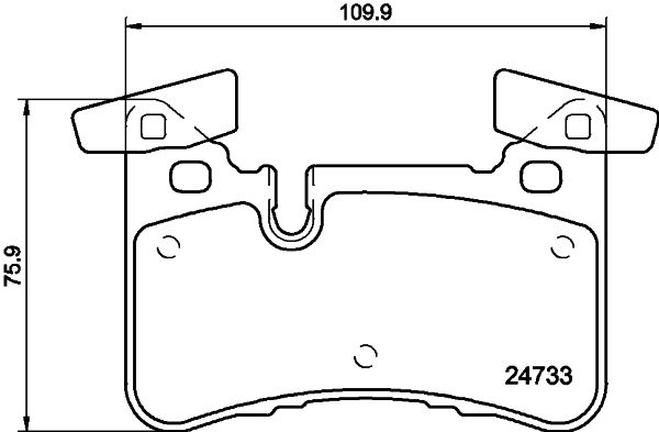 Mercedes E Serisi W212 Fren Balatası Arka | HELLA 8DB 355 015-721