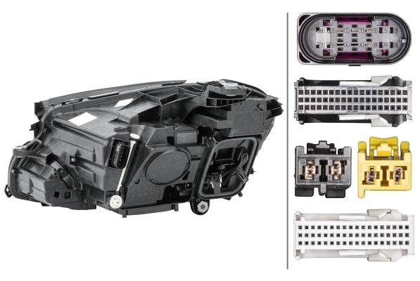 Mercedes E Serisi W213 Far Bi-LED Sağ | HELLA 1EX 012 076-621