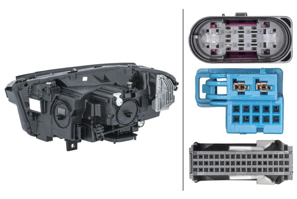 Mercedes GLA Serisi H247 Far LED Sağ | HELLA 1LX 013 074-741