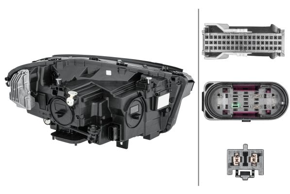 Mercedes GLA Serisi H247 Far LED Sol | HELLA 1EX 013 074-611