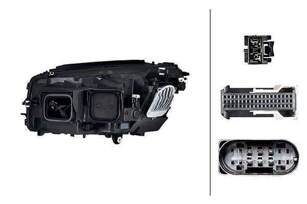 Mercedes GLC Serisi W253 Far LED Sağ | HELLA 1EX 354 877-181