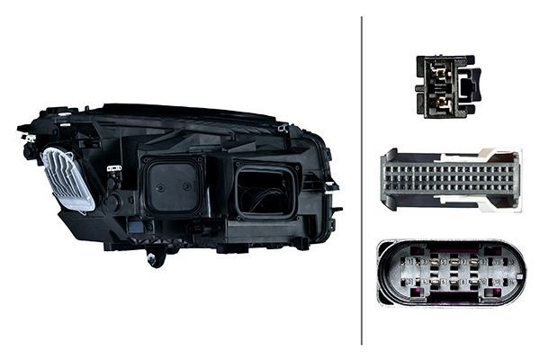 Mercedes GLC Serisi W253 Far LED Sol | HELLA 1EX 354 877-171