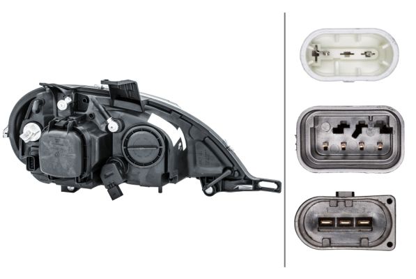 Mercedes ML Serisi W163 Far Halojen Sol | HELLA 1EL 223 151-171